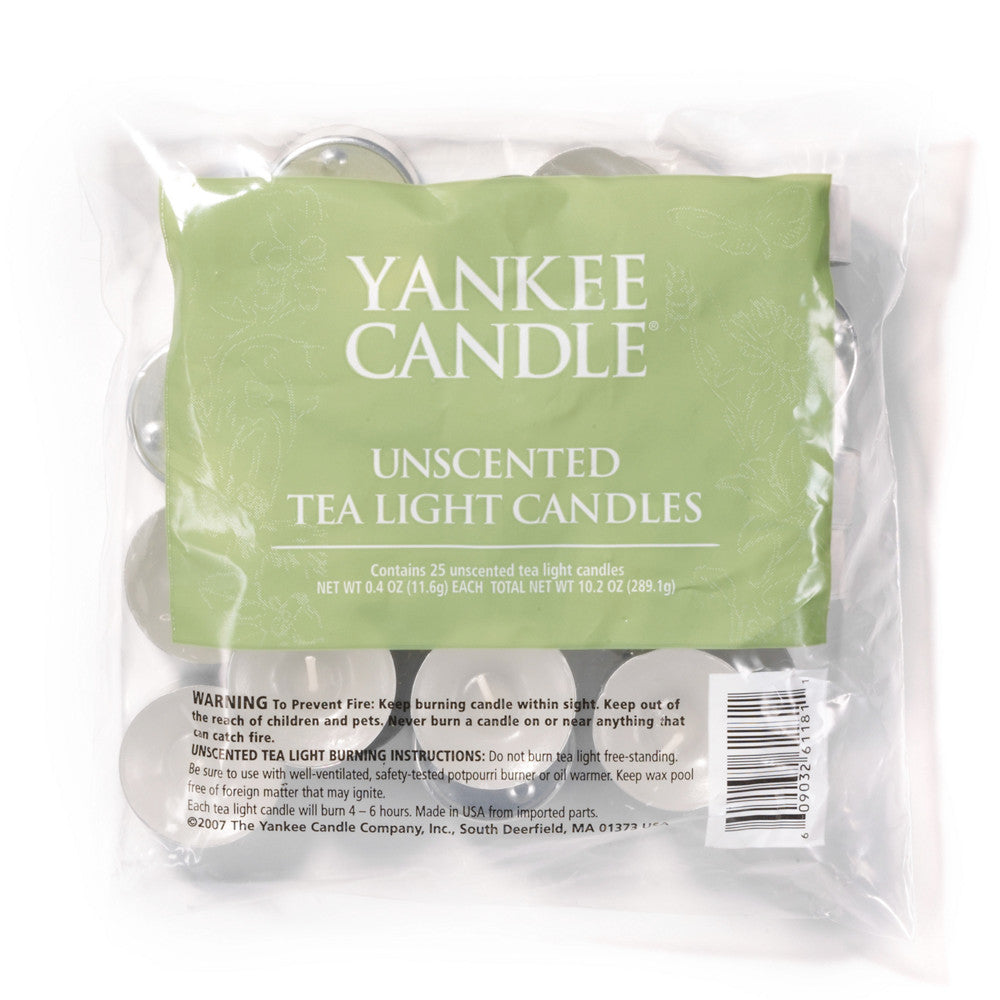Unscented Tea Light Candles