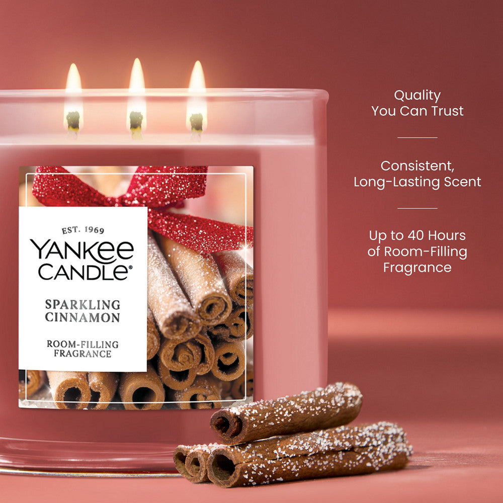 Sparkling Cinnamon 3-Wick Candle