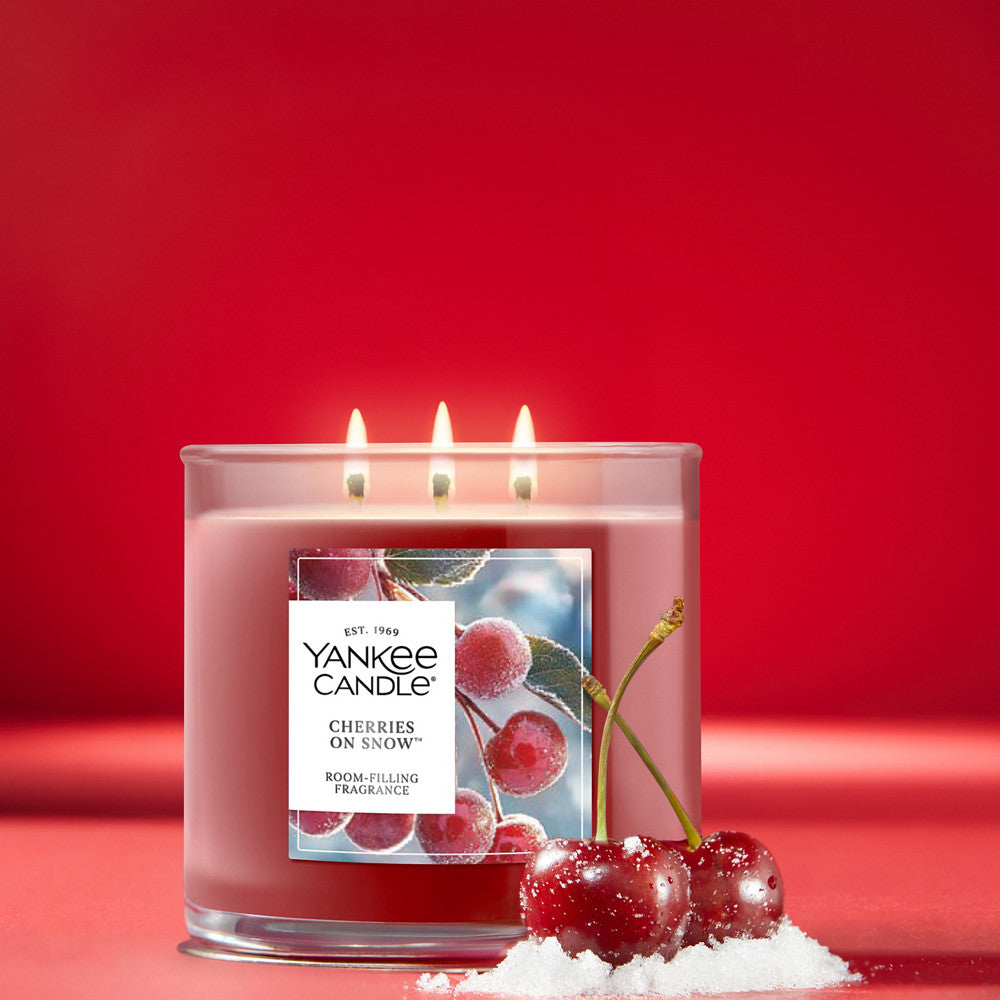 Cherries On Snow™ 3-Wick Candle