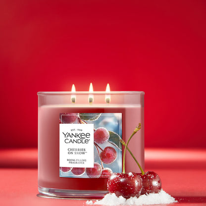 Cherries On Snow™ 3-Wick Candle