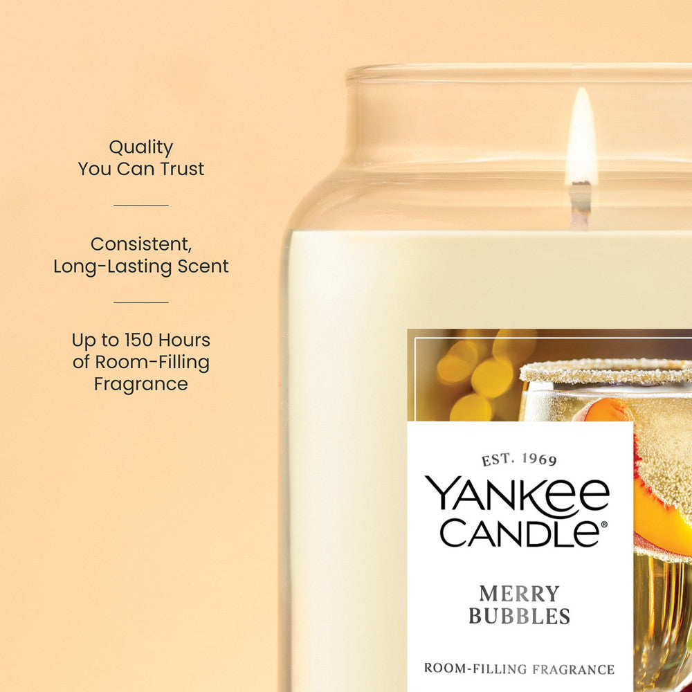 Merry Bubbles Original Large Jar Candle