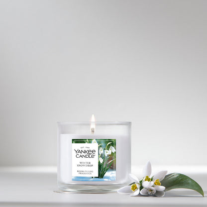 Winter Snowdrop Small Tumbler Candle