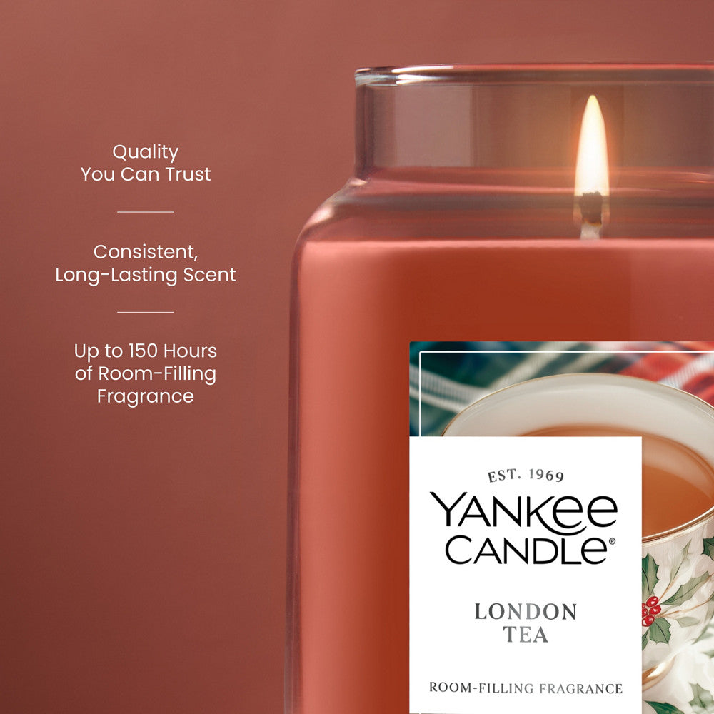 London Christmas Tea Original Large Jar Candle