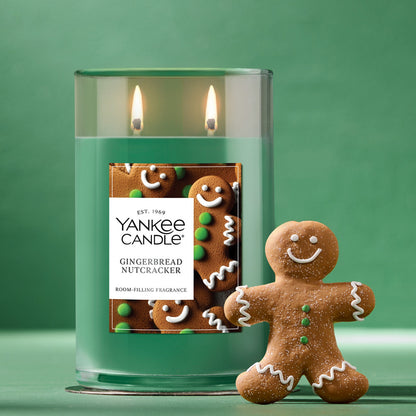 Gingerbread Nutcracker Large Tumbler Candle