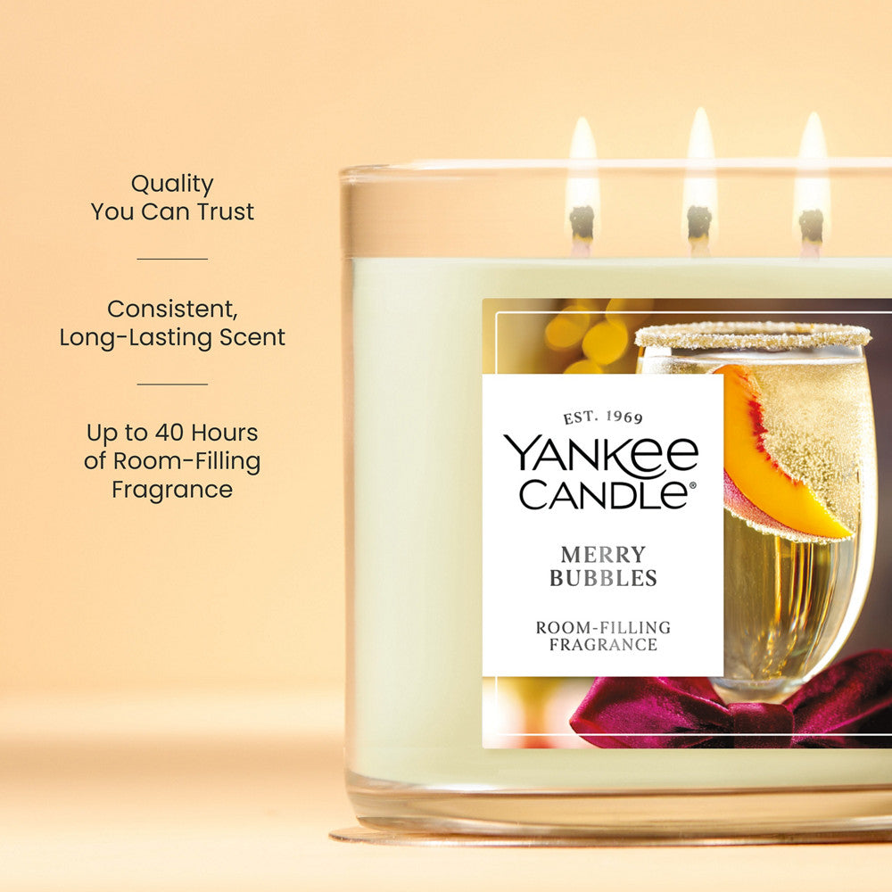 Merry Bubbles 3-Wick Candle