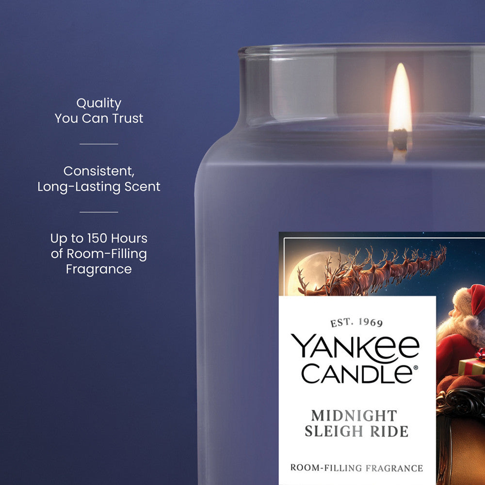 Midnight Sleigh Ride Original Large Jar Candle