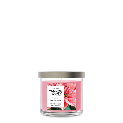 Pink Poinsettia Small Tumbler Candle