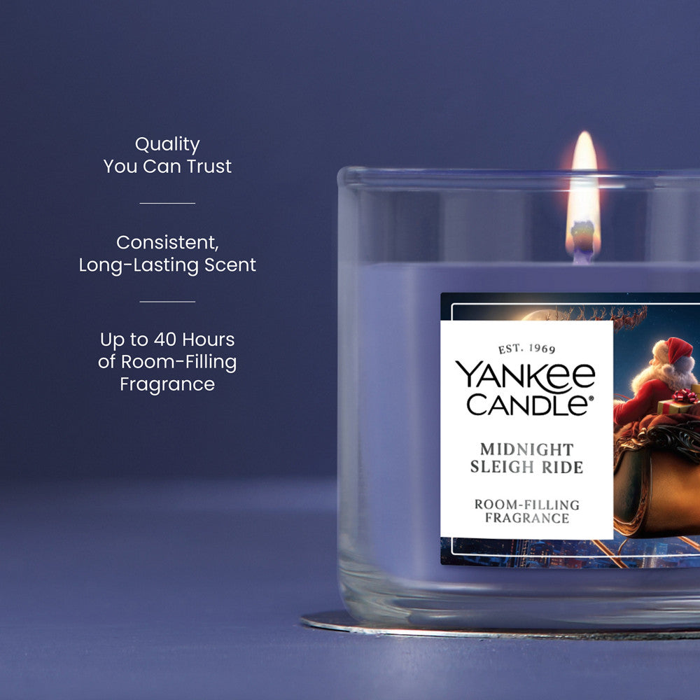 Midnight Sleigh Ride Small Tumbler Candle