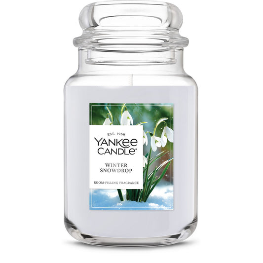 Winter Snowdrop Original Large Jar Candle