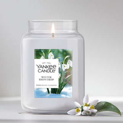 Winter Snowdrop Original Large Jar Candle