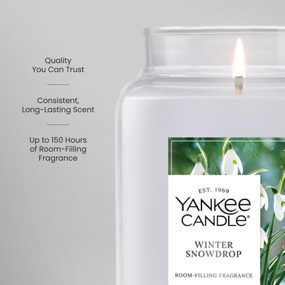 Winter Snowdrop Original Large Jar Candle