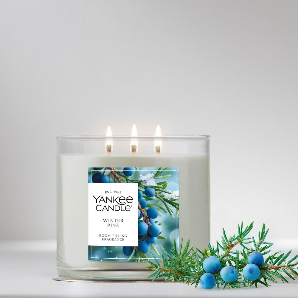 Winter Pine 3-Wick Candle