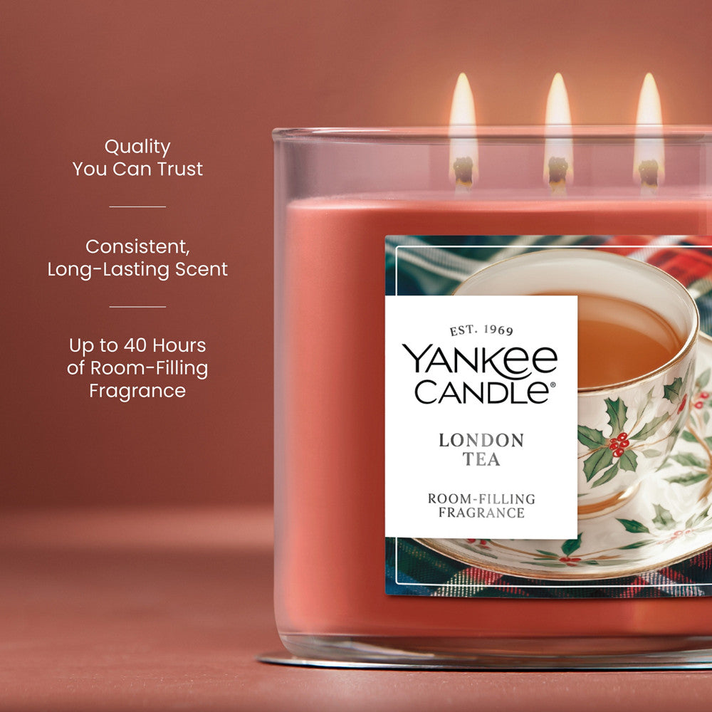 London Christmas Tea 3-Wick Candle
