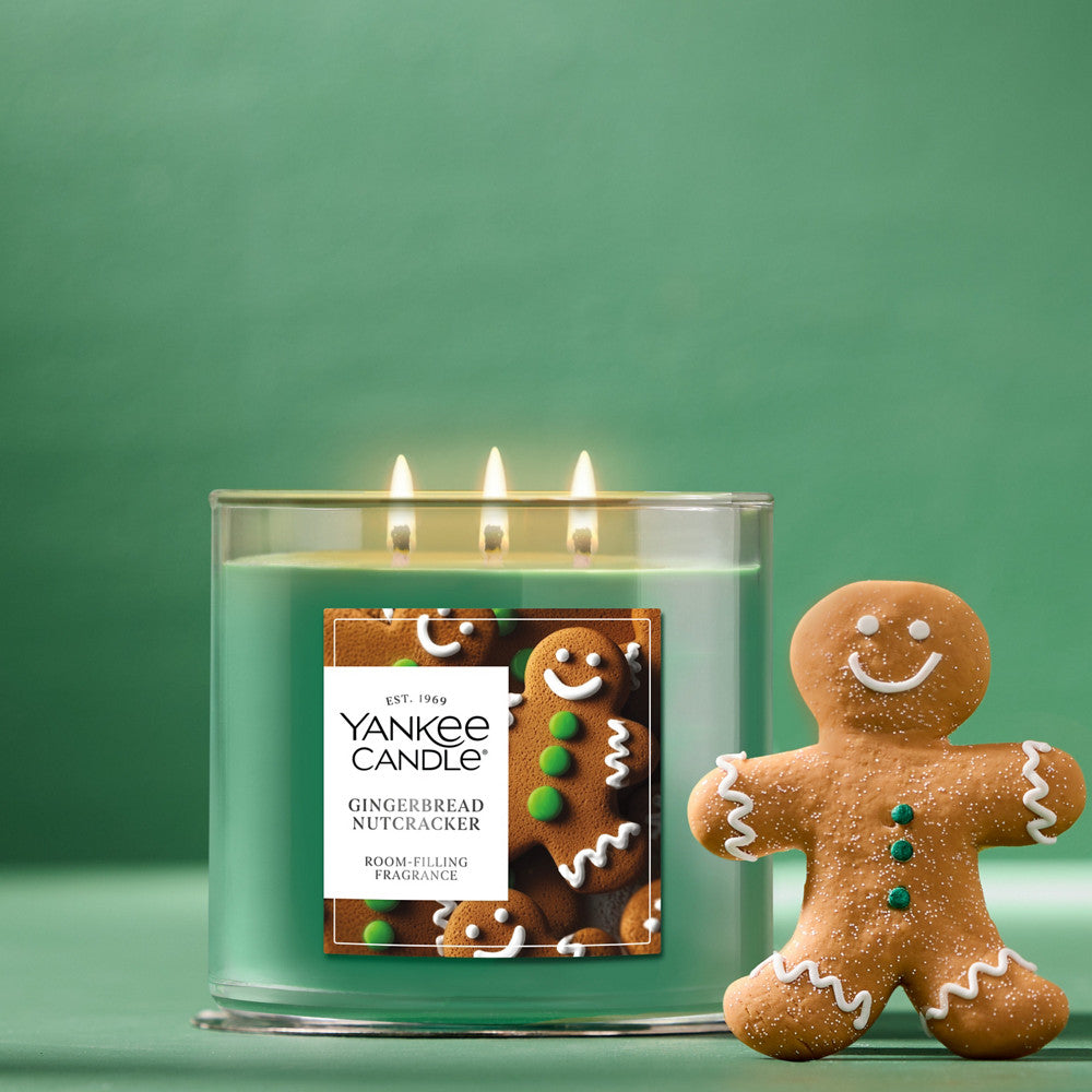 Gingerbread Nutcracker 3-Wick Candle