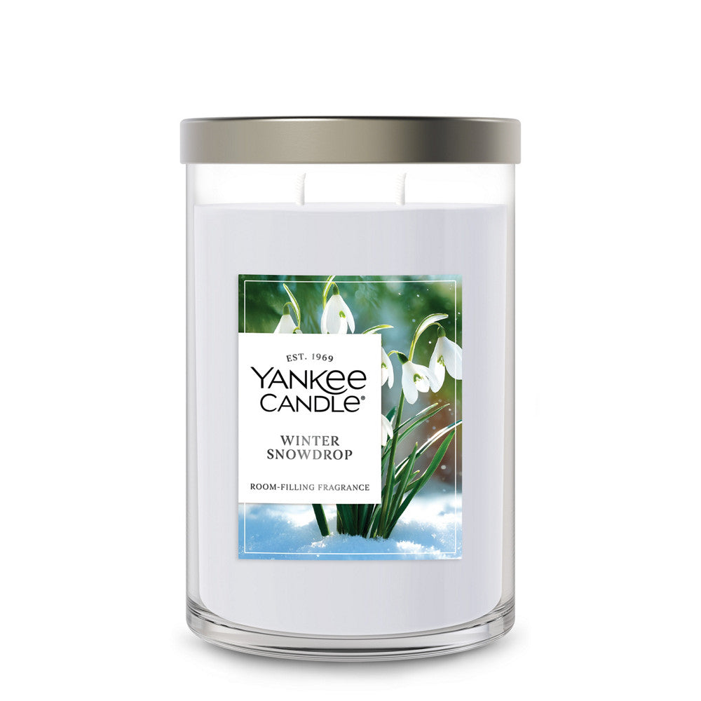 Winter Snowdrop Large Tumbler Candle