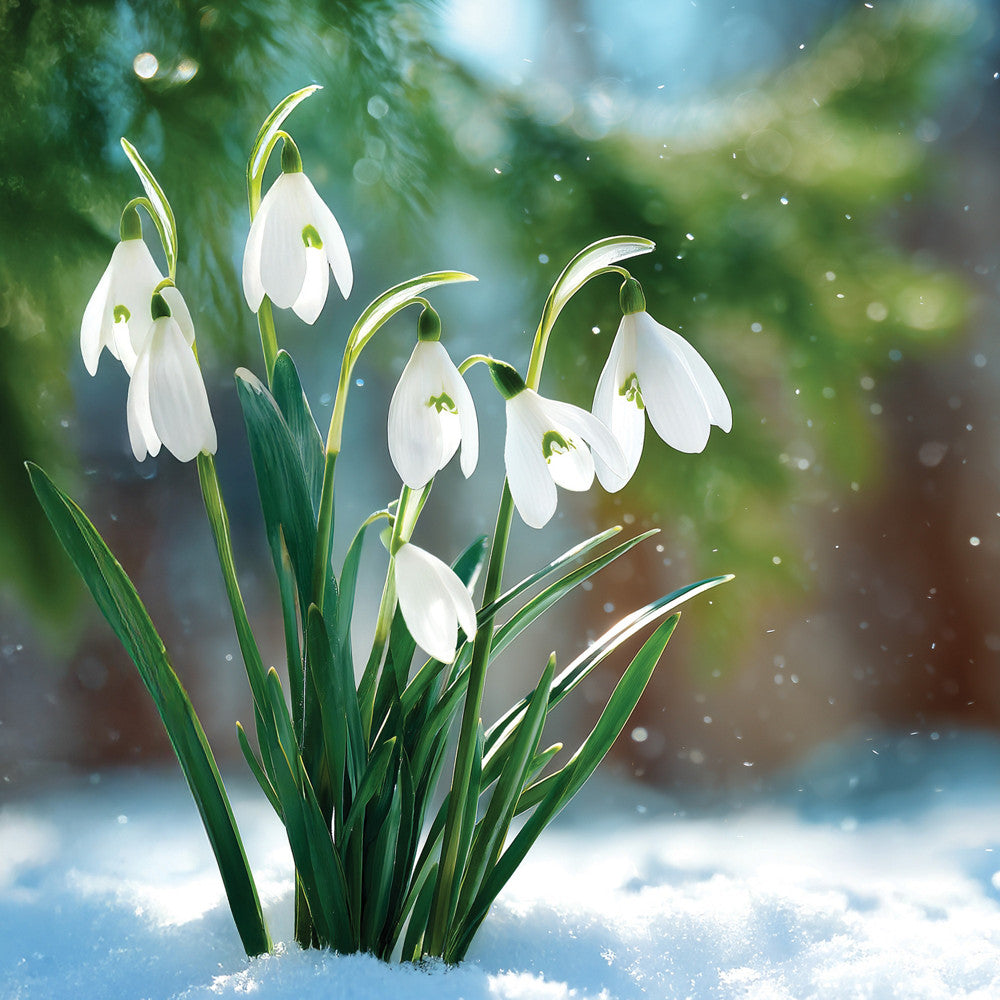 Winter Snowdrop Large Tumbler Candle