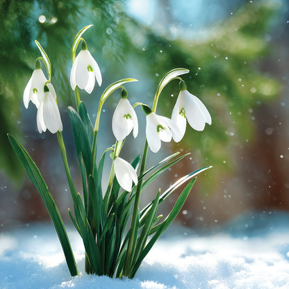 Winter Snowdrop Large Tumbler Candle