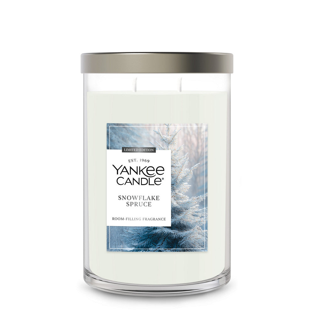 Snowflake Spruce Large Tumbler Candle