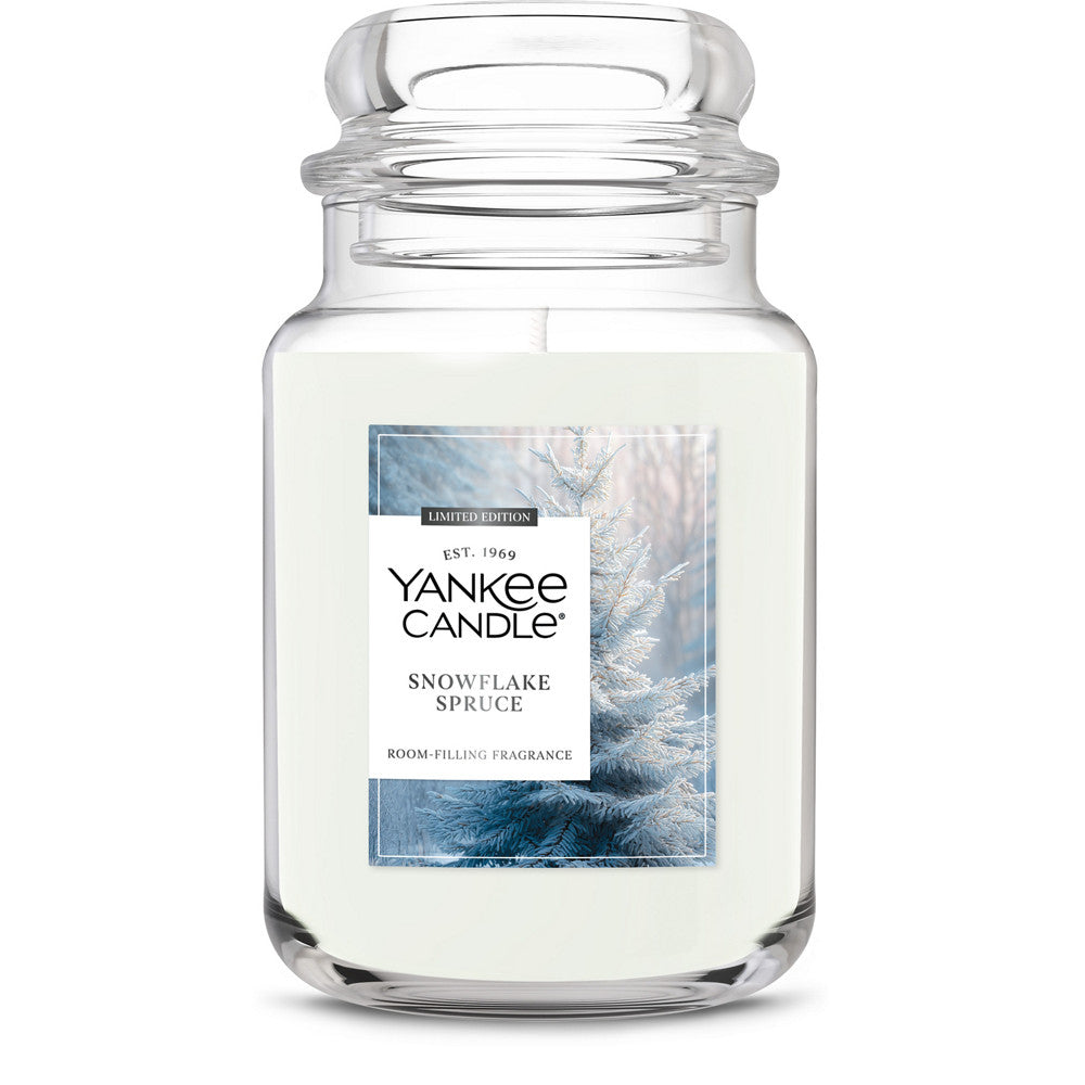Snowflake Spruce Original Large Jar Candle