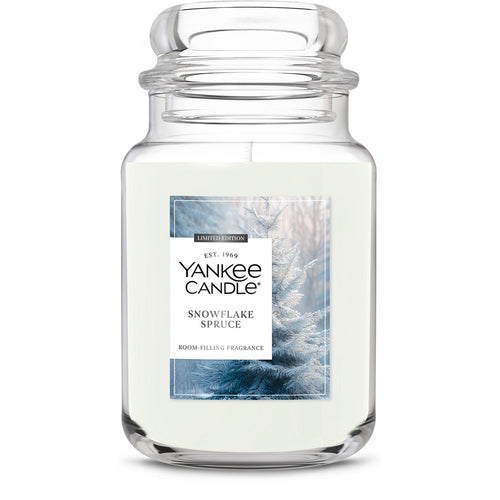 Snowflake Spruce Original Large Jar Candle
