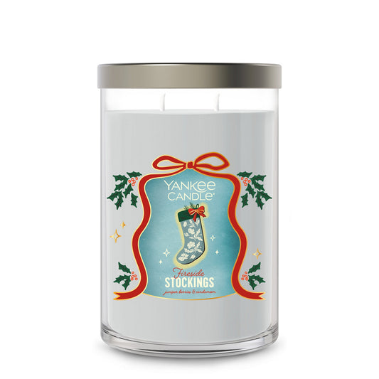 Fireside Stockings Large Tumbler Candle