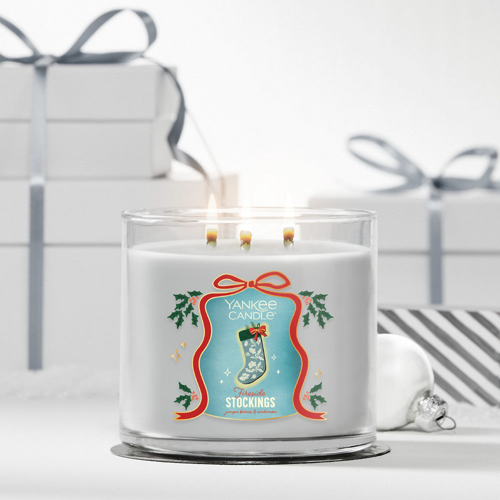 Fireside Stockings 3-Wick Candle