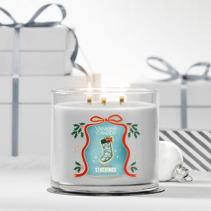 Fireside Stockings 3-Wick Candle
