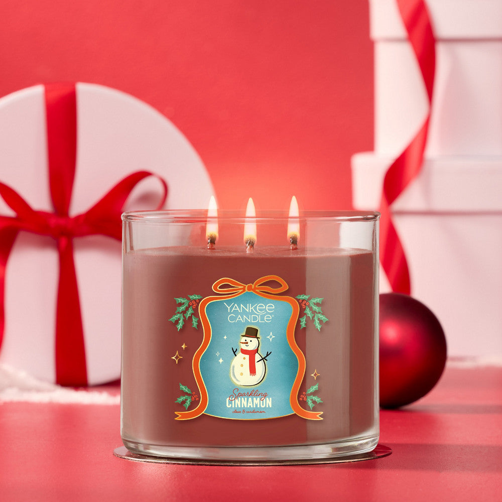 Sparkling Cinnamon 3-Wick Candle