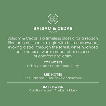 Balsam & Cedar Small Tumbler Candle