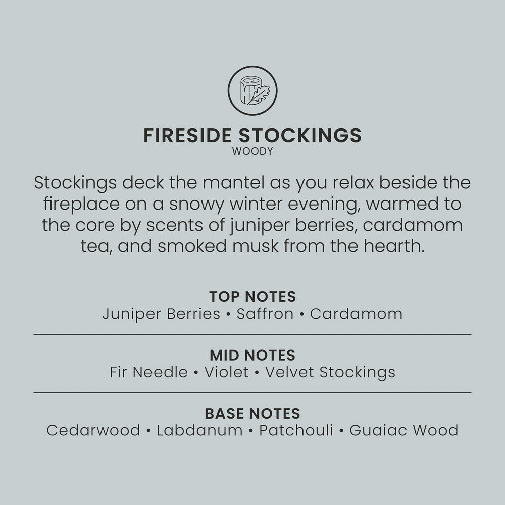 Fireside Stockings 3-Wick Candle