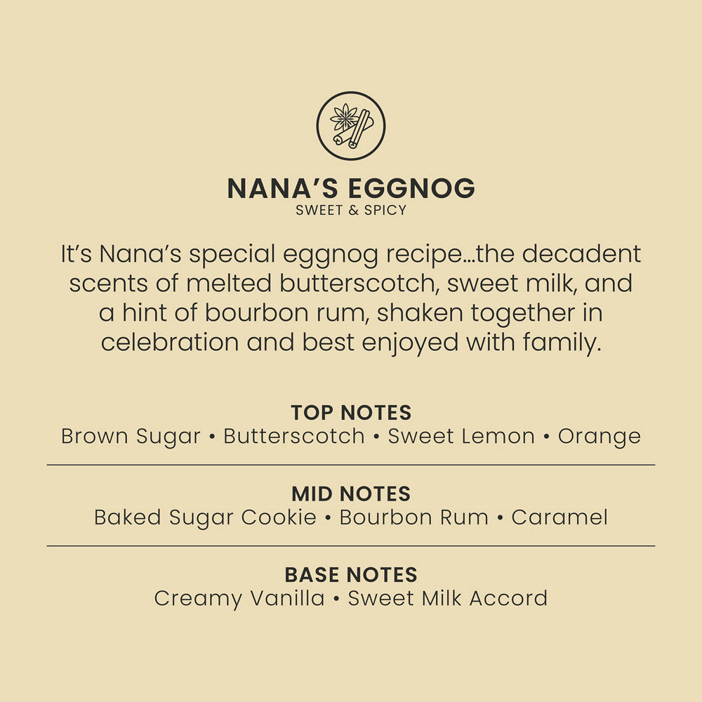 Nana's Eggnog Original Large Jar Candle