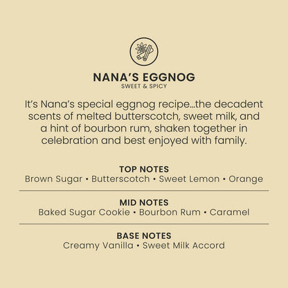 Nana's Eggnog Small Tumbler Candle