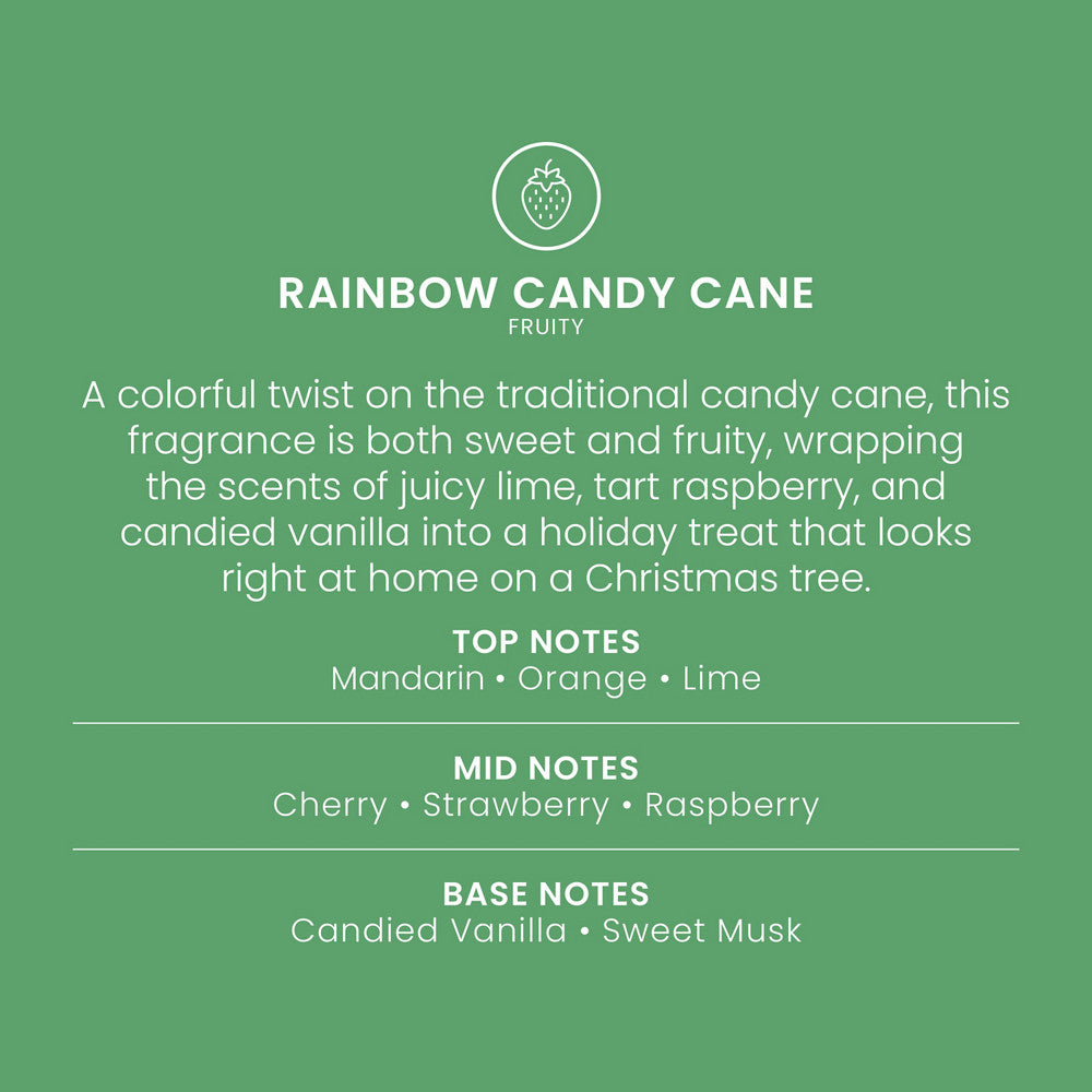 Rainbow Candy Cane Original Large Jar Candle
