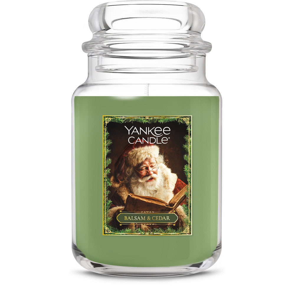 Limited Edition Balsam & Cedar Santa Original Large Jar Candle