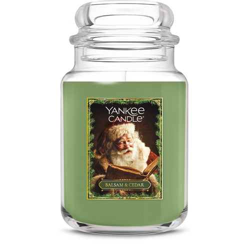 Limited Edition Balsam & Cedar Santa Original Large Jar Candle