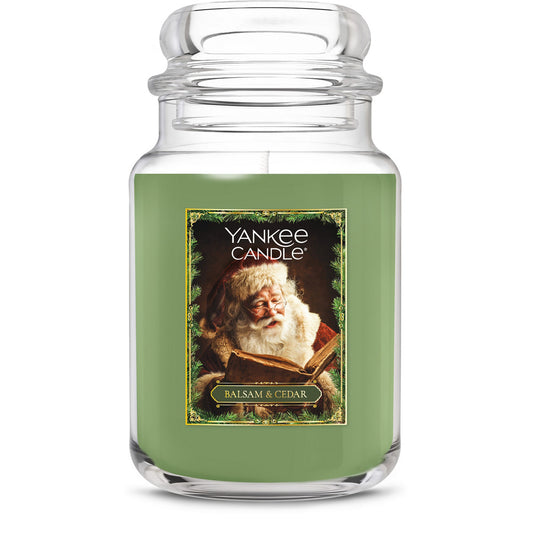 Limited Edition Balsam & Cedar Santa Original Large Jar Candle