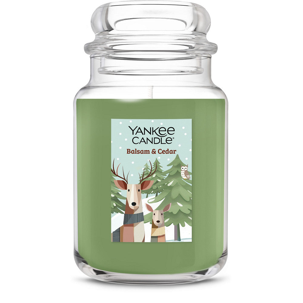 Limited Edition Balsam & Cedar Reindeer Original Large Jar Candle