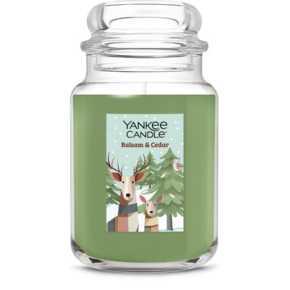 Limited Edition Balsam & Cedar Reindeer Original Large Jar Candle