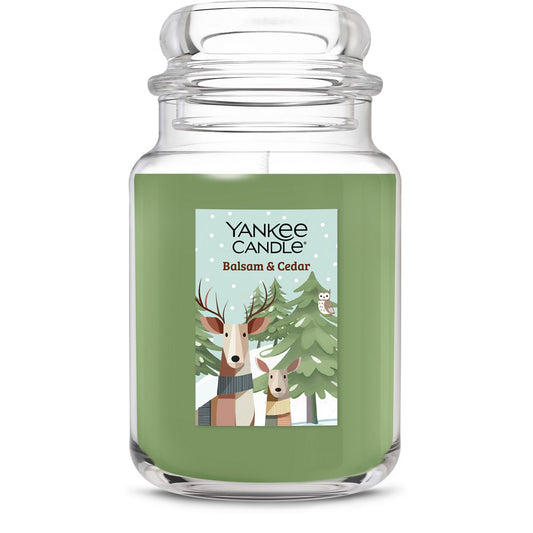 Limited Edition Balsam & Cedar Reindeer Original Large Jar Candle