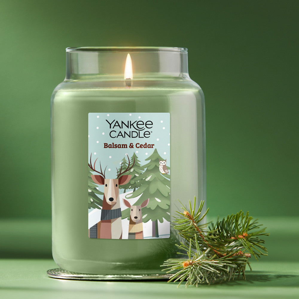Limited Edition Balsam & Cedar Reindeer Original Large Jar Candle