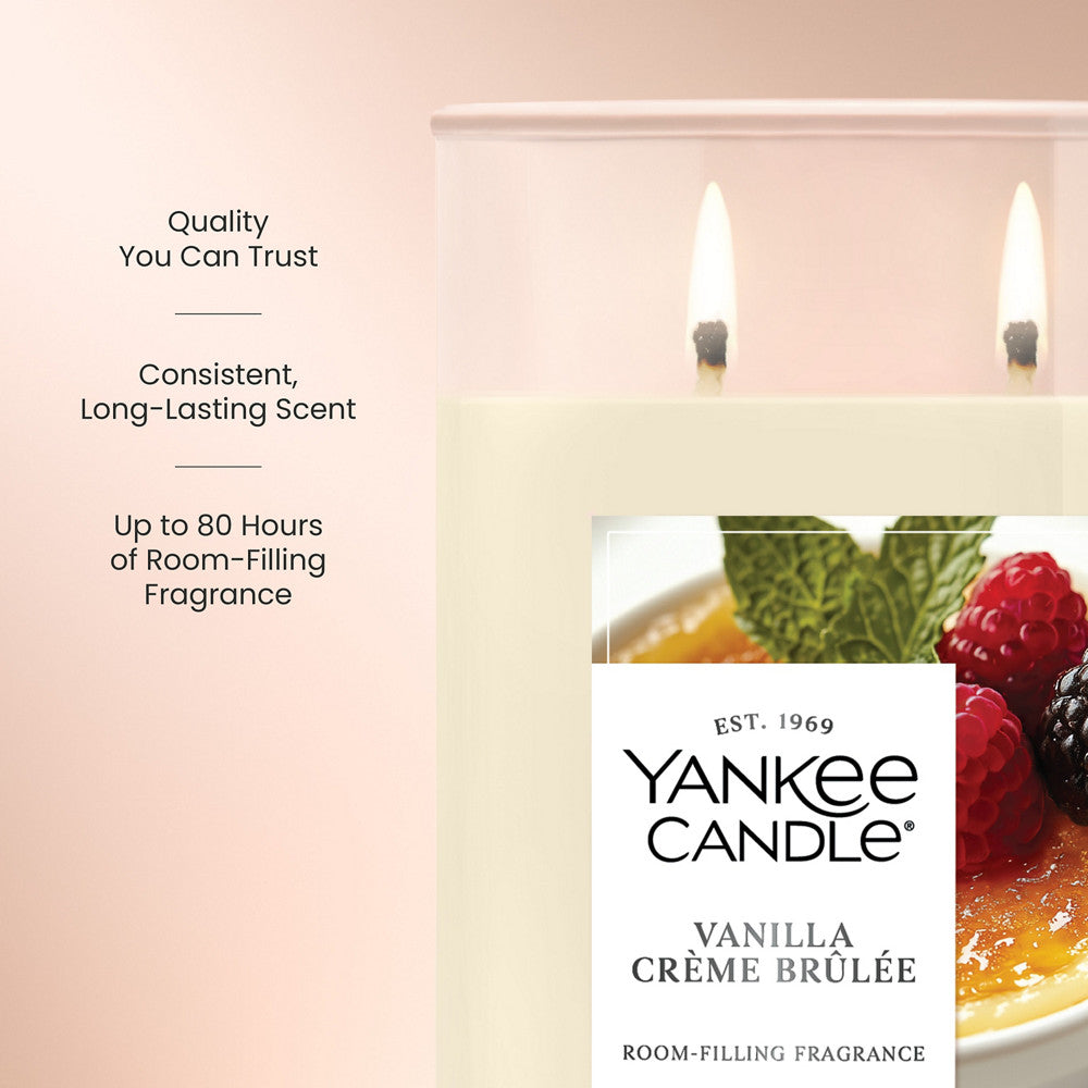 Vanilla Crème Brûlée Large Tumbler Candle