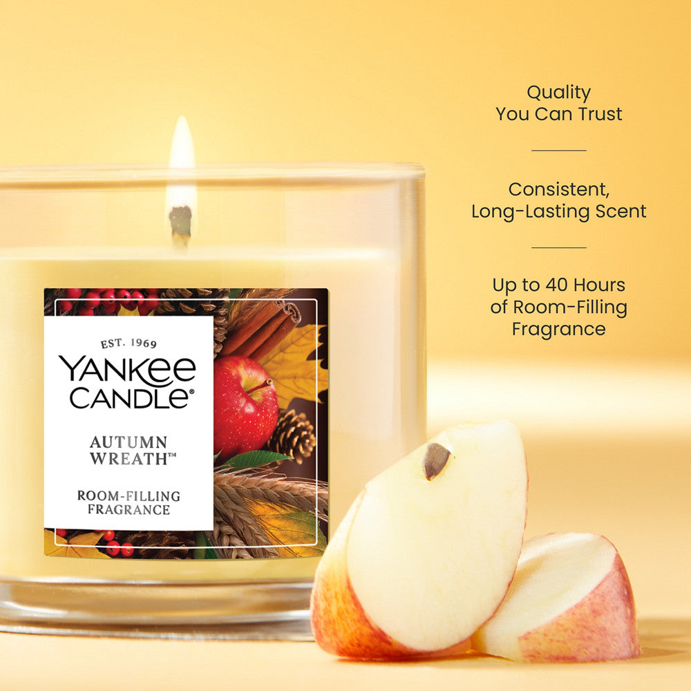 Autumn Wreath™ Small Tumbler Candle
