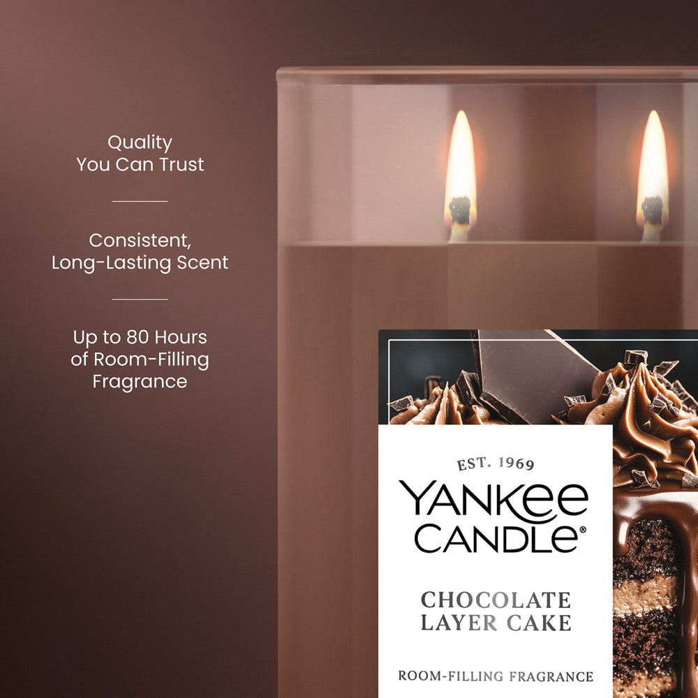 Chocolate Layer Cake Large Tumbler Candle