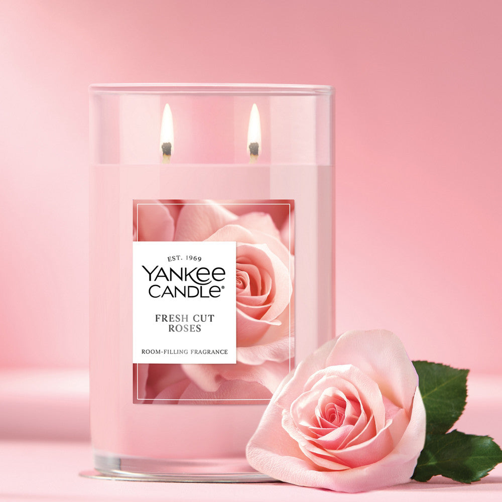 Fresh Cut Roses Large Tumbler Candle
