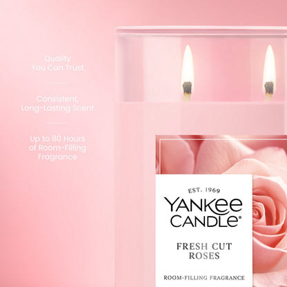 Fresh Cut Roses Large Tumbler Candle