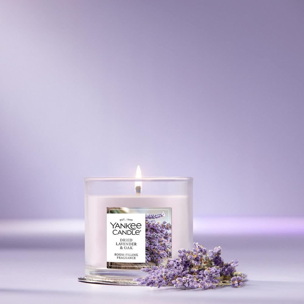 Dried Lavender & Oak Small Tumbler Candle