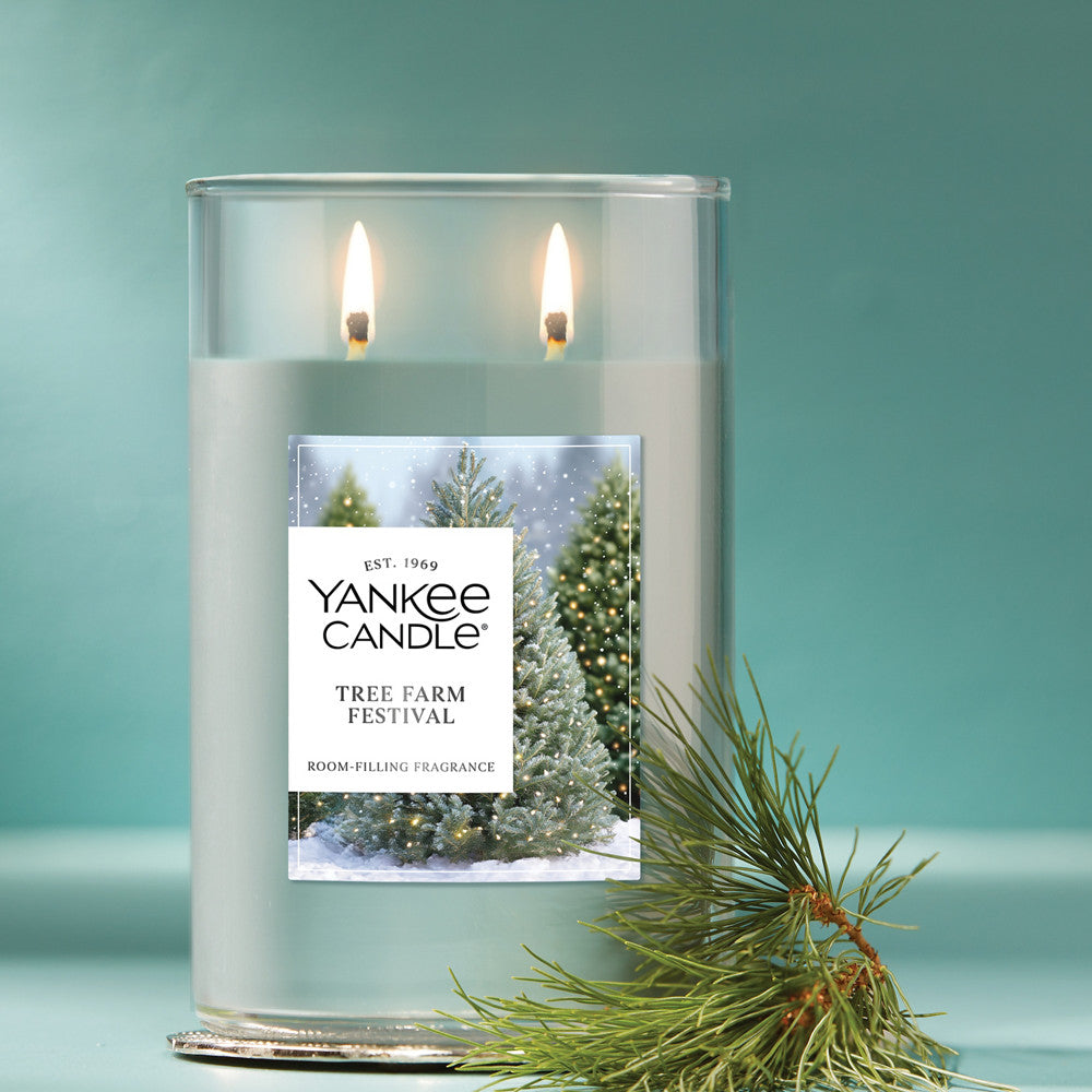 Tree Farm Festival Large Tumbler Candle