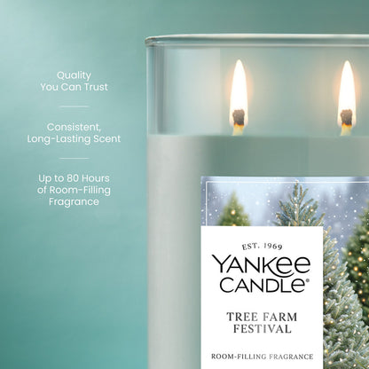 Tree Farm Festival Large Tumbler Candle