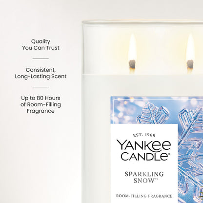 Sparkling Snow™ Large Tumbler Candle