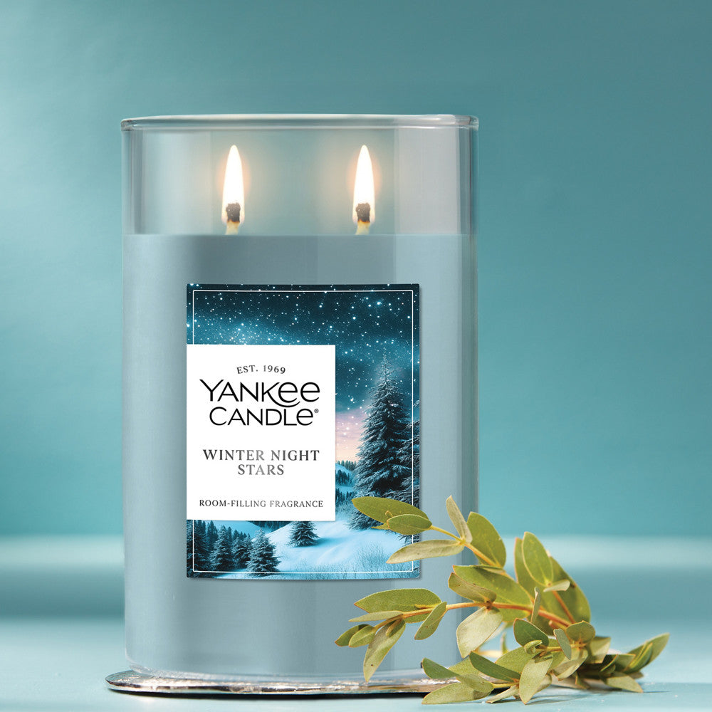Winter Night Stars Large Tumbler Candle